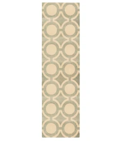 Nourison Home Luminance LUM01 Cream Grey 2 ft. 3 in. X 8 ft. Area Rug