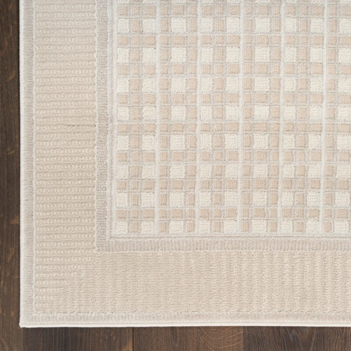 Nourison Home Nordic Beige NRC03 4 ft. X 6 ft. Rectangle Rug