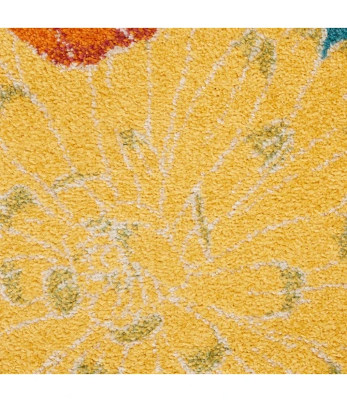 Nourison Allur Area Rug ALR06-Turquoise Multicolor
