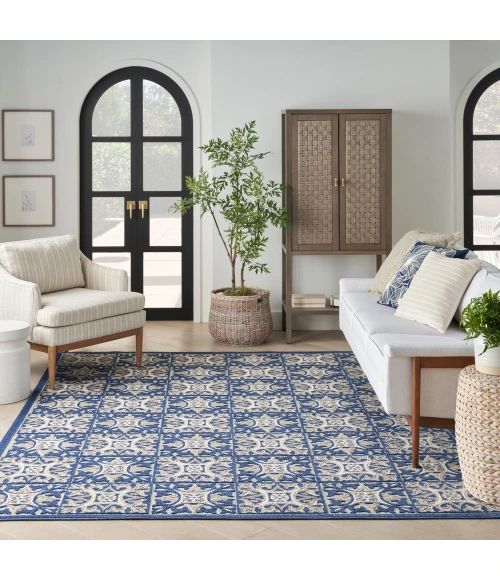 Nourison Aloha Area Rug ALH34 Blue