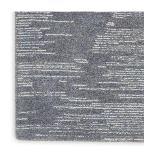 Michael Amini Ma30 Star Area Rug SMR02 Blue 4' x 6'