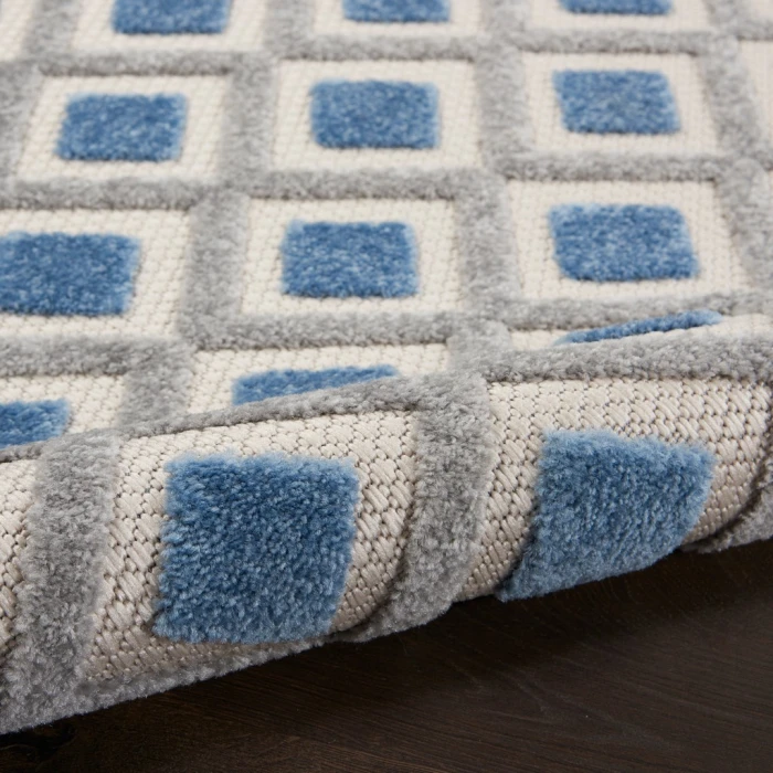 Nourison Aloha Area Rug ALH26-Blue/Grey