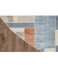 Nourison Astra Machine Washable Multicolor ASW09 7 ft. 10 in. Round Rug