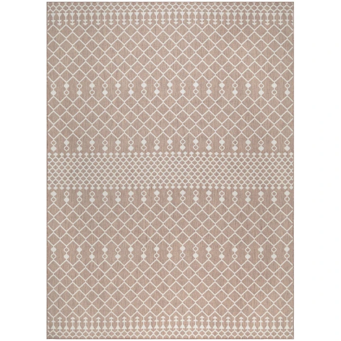 Nourison Positano Beige POS02 9 ft. X 12 ft. Rect. Rug