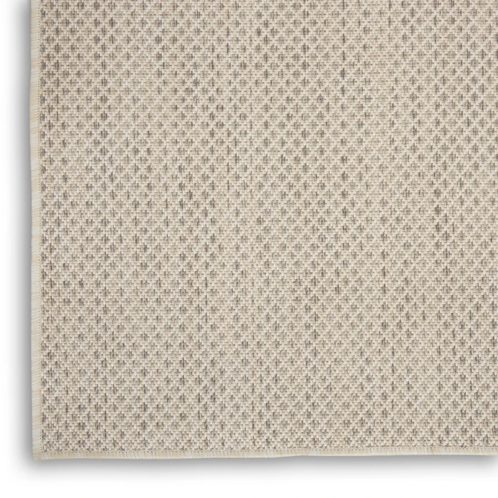 Nourison Courtyard Area Rug COU01-Ivory Silver