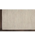 Nourison Courtyard Ivory/Silver COU01 4 ft. Square Rug
