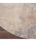 Nourison Rustic Textures Area Rug RUS02 Beige/Grey 5'3" Round