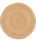 Nourison Natural Jute Natural NJT03 6 ft. X Round Rug