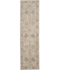 kathy ireland Home Moroccan Celebration Runner Area Rug KI384-Ivory/Sand