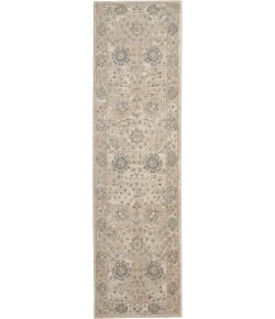 Nourison Home Moroccan Celebration KI384 Ivory/Sand 2 ft. 2 in. X 7 ft. 6 in. Area Rug