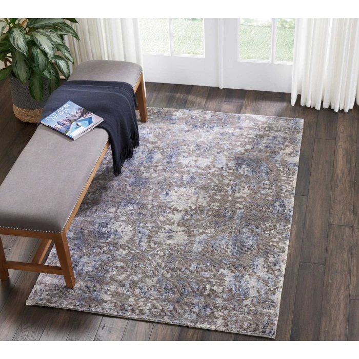 Nourison Home Lucent Grey LCN03 3ft.9in. x 5ft.9in. Rect. Rug