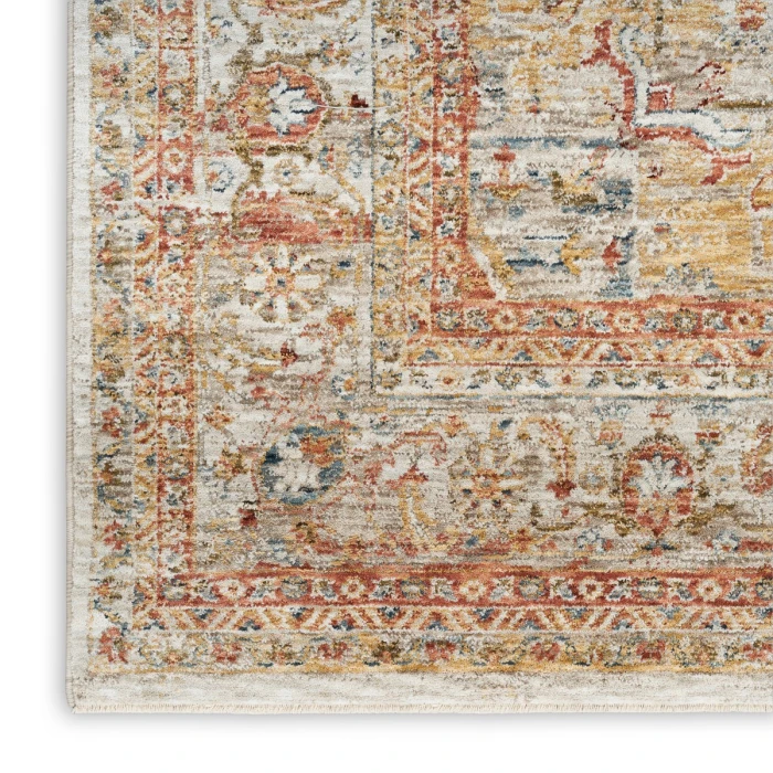 Nourison Sahar Ivory Rust SHR06 10 ft. Rect. Rug