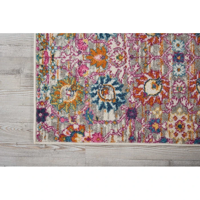 Nourison Passion Runner Area Rug PSN01-Silver