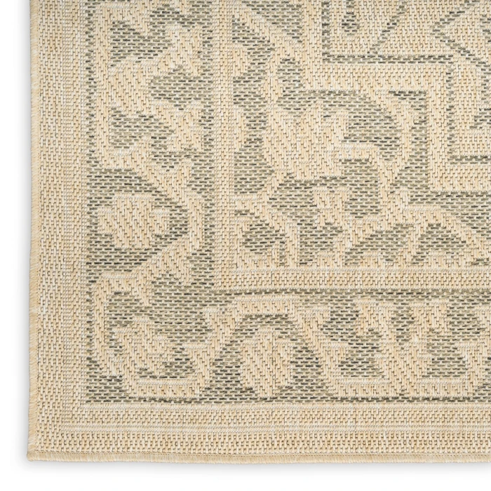 Nourison Tulum Taupe Olive TLM05 4 ft. X 6 ft. Rect. Rug