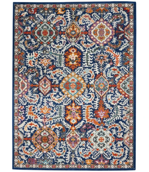 Nourison Passion Area Rug PSN32-Blue/Multicolor