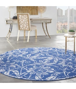 Nourison Home Whimsicle WHS05 Navy 8 ft. Round Area Rug