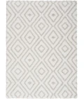Nourison Modern Shag Ivory Silver MMD01 5 ft. X 7 ft. Rect. Rug