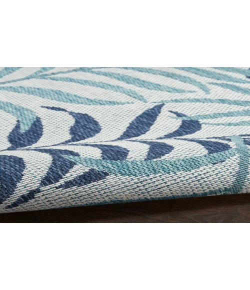 Nourison Garden Oasis Blue GOA01 6 ft. X 9 ft. Rectangle Rug