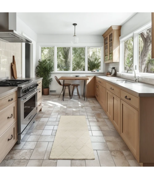 Nourison Wool Haven Ivory WOH01 2 ft. X 6 ft. Rect. Rug