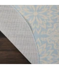 Nourison Jubilant Round Area Rug JUB06-Ivory/Light Blue