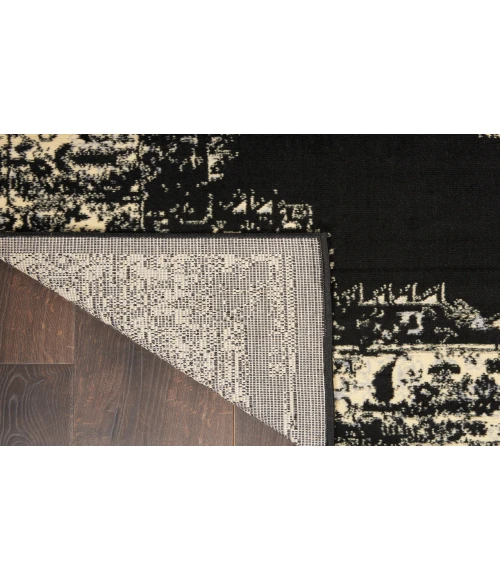 Nourison Grafix Black GRF14 9 ft. X 12 ft. Rectangle Rug