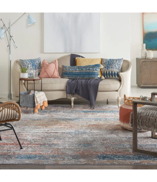 Nourison Rustic Textures Area Rug RUS11-Multicolor