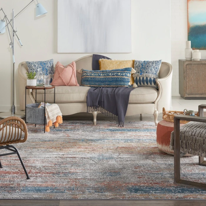 Nourison Rustic Textures Area Rug RUS11-Multicolor