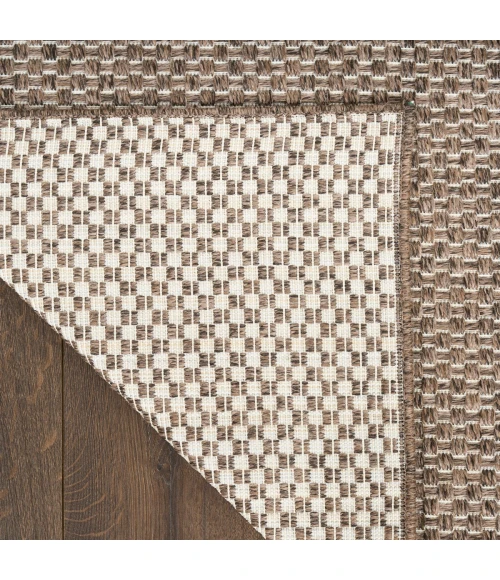 Nourison Tulum Brown TLM03 6 ft. X 9 ft. Rect. Rug