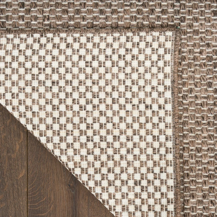 Nourison Tulum Brown TLM03 6 ft. X 9 ft. Rect. Rug