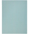 Nourison Twist Reversible Aqua TWS01 8 ft. X 10 ft. Rect. Rug