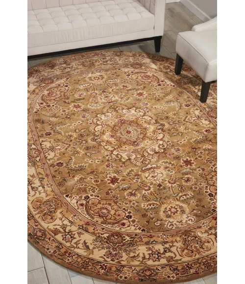 Nourison Home Nourison 2000 Green 2028 7ft.6in. x 9ft.6in. Oval Oval Rug
