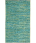 Nourison Nourison Essentials Blue Green NRE01 2 ft. 2 in. X 18 ft. Rectangle Rug
