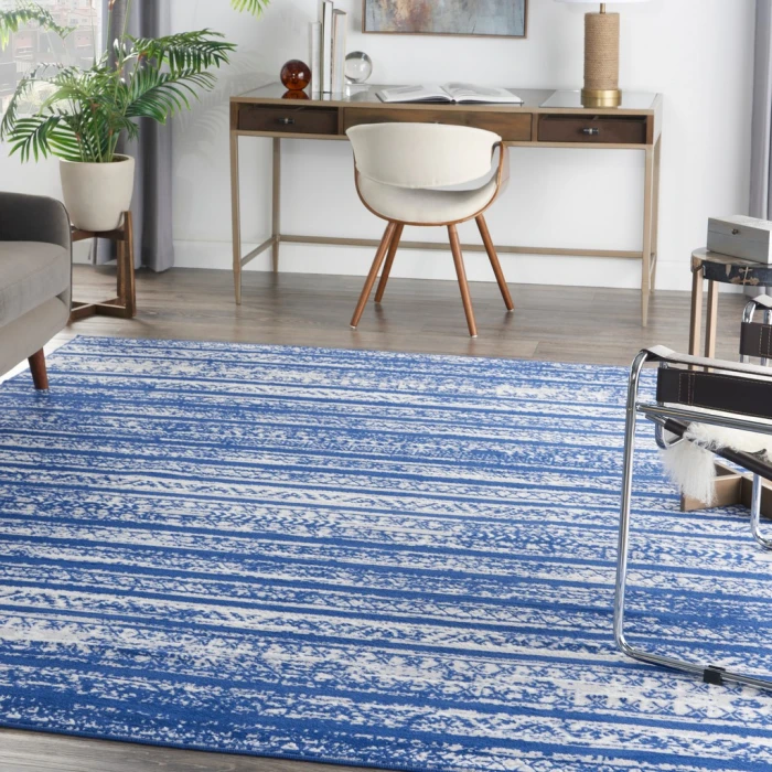 Nourison Whimsicle Area Rug WHS16-Navy Ivory