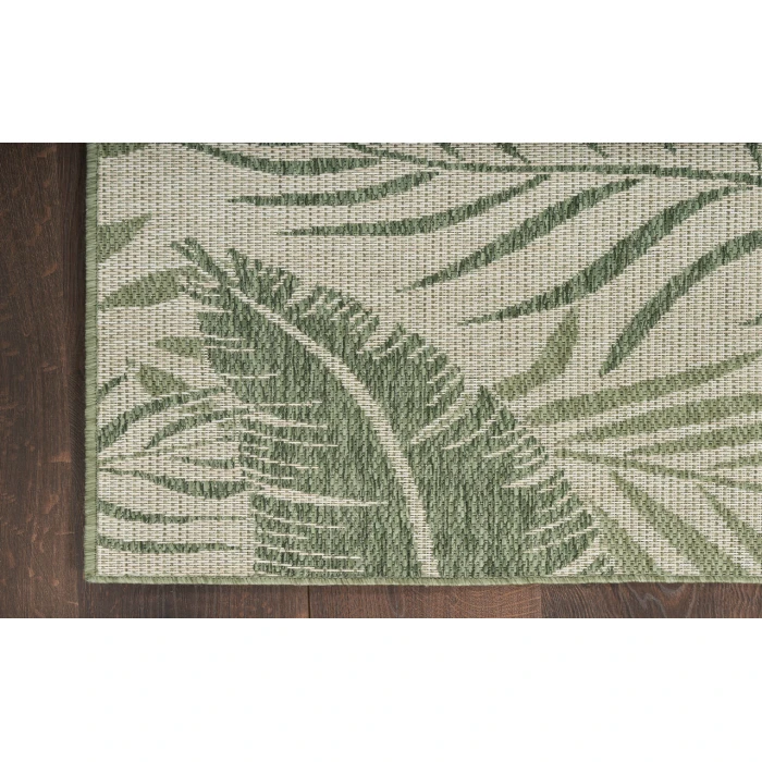 Nourison Garden Oasis Ivory Green GOA02 4 ft. X 6 ft. Rectangle Rug