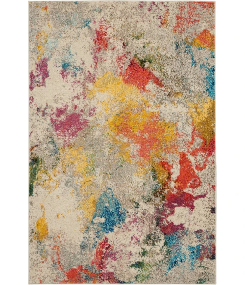 Nourison Celestial Area Rug CES12-Ivory/Multicolor