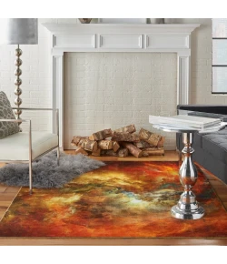 Nourison Home Le Reve LER07 Red/Multicolor 5 ft. 3 in. X 7 ft. 3 in. Area Rug