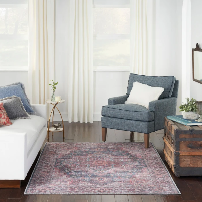 Nicole Curtis Machine Washable Series 1 Area Rug SR101 Multicolor 5' x 7'