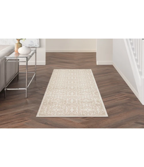 Nourison Jubilant Ivory Beige JUB06 2 ft. 3 in. X 7 ft. 3 in. Rectangle Rug