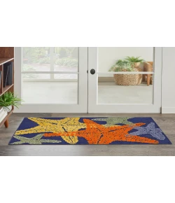 Nourison Home Aloha ALH28 Blue Multicolor 2 ft. 8 in. X 4 ft. Area Rug