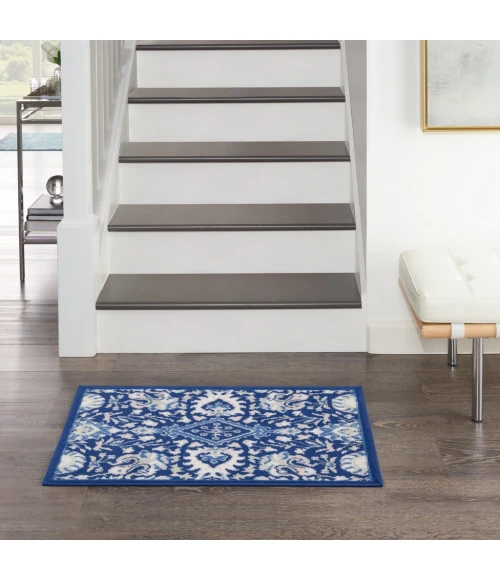 Nourison Whimsicle Area Rug WHS10-Navy Multicolor
