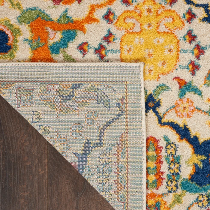 Nourison Allur Area Rug ALR03 Ivory Multicolor