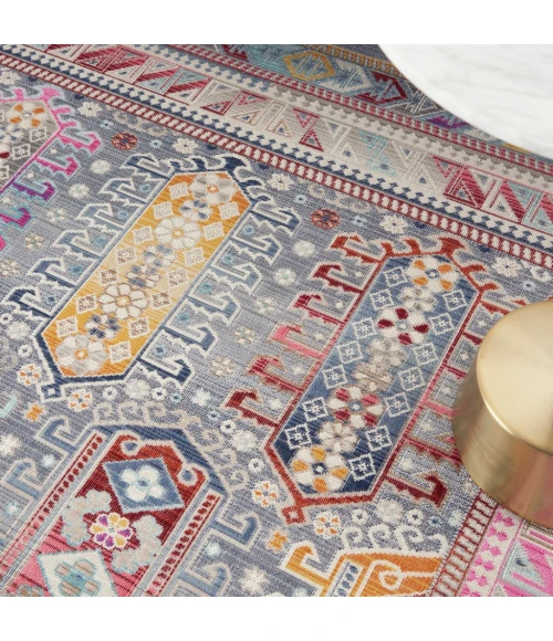 Nourison Vintage Kashan Area Rug VKA06-Grey/Multi