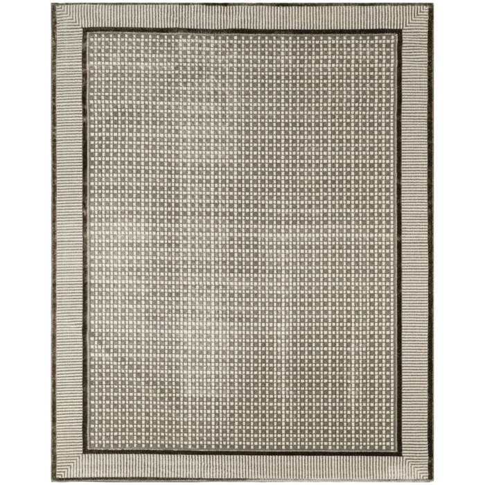 Nourison Home Nordic Ivory Grey NRC03 8 ft. X 10 ft. Rectangle Rug