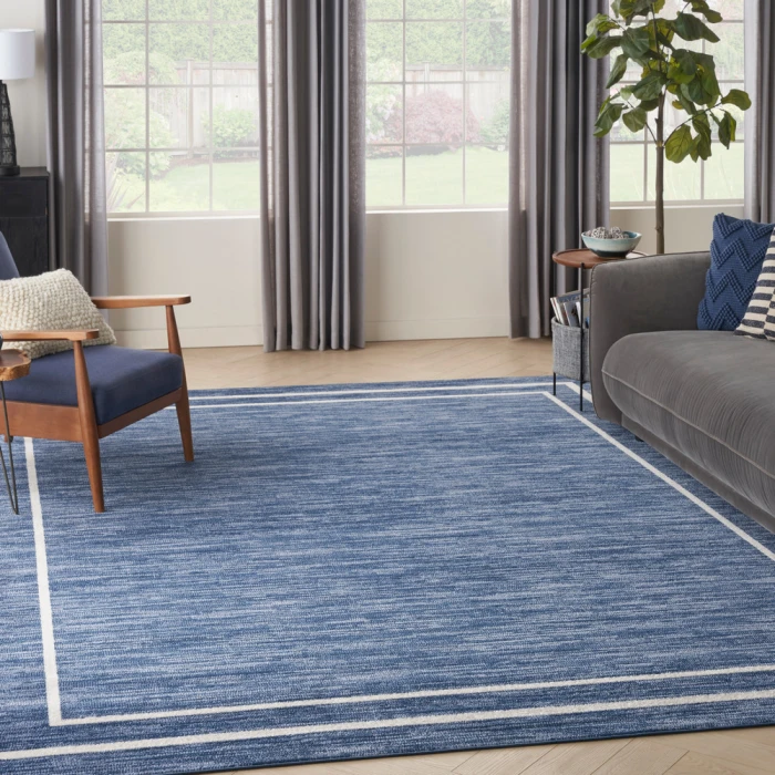 Nourison Nourison Essentials Area Rug NRE02 Navy/Ivory