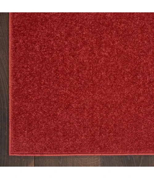 Nourison Essentials Brick Red Area Rug NRE01-Brick Red
