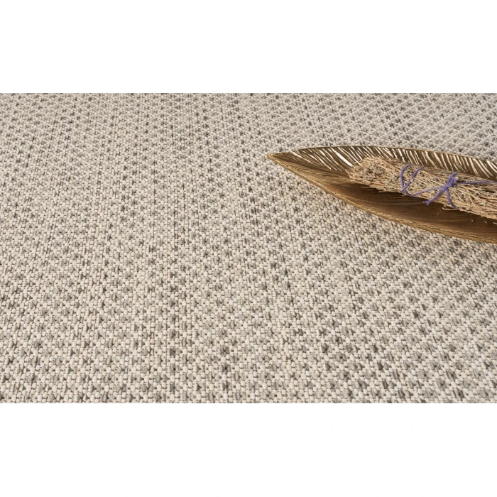 Nourison Courtyard Ivory/Silver COU01 4 ft. Round Rug
