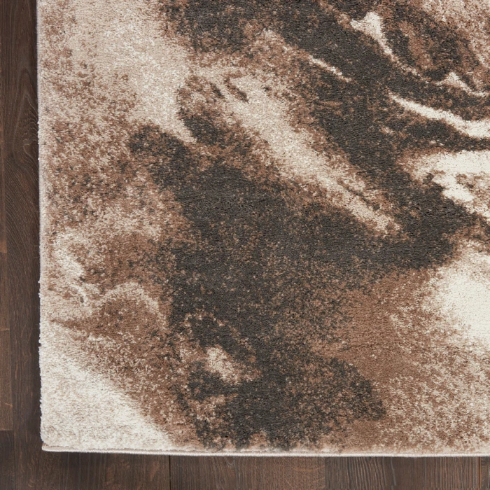 Kathy Ireland American Manor Area Rug AMR03 Ivory Mocha