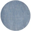 Nourison Home Nourison Essentials NRE01 Blue/Grey 8 ft. Round Area Rug