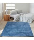 Calvin Klein Linear Area Rug LNR01 Blue