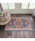 Nourison Passion Area Rug PSN20-Teal Multicolor
